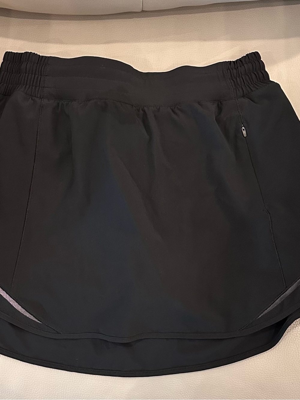 lululemon athletica Black Athletic Mini Skirt